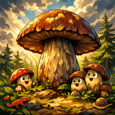 Обложка сказки «Старый гриб»