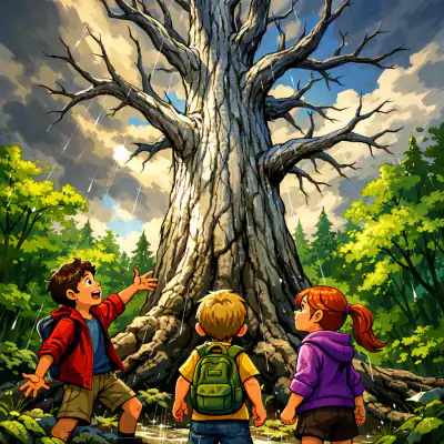 Обложка сказки «Сухостойное дерево»