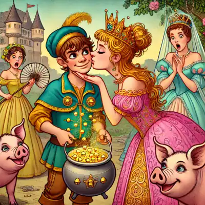 Обложка сказки «Свинопас»