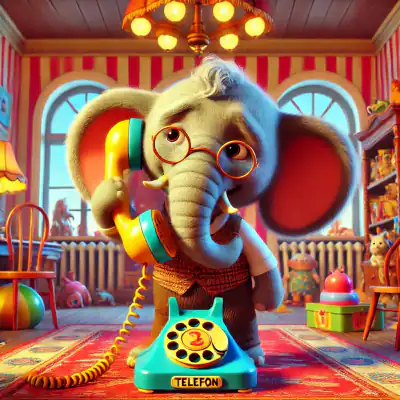 Обложка сказки «Телефон»