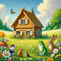 Обложка сказки «Теремок»