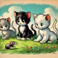 Обложка сказки «Три котёнка»