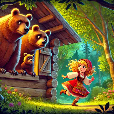 Обложка сказки «Три медведя»