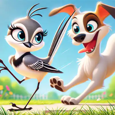 Обложка сказки «Трясогузка»