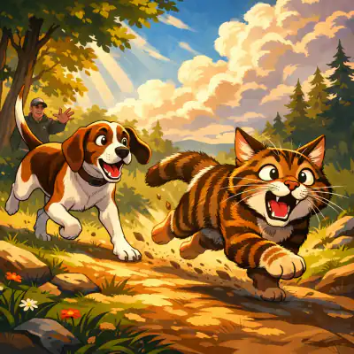 Обложка сказки «Ужасная встреча»