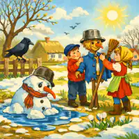 Обложка сказки «Весной»