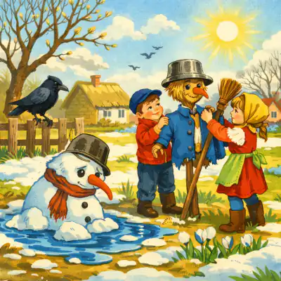 Обложка сказки «Весной»