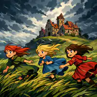 Обложка сказки «Ветер рассказывает о Вальдемаре До и его дочерях»