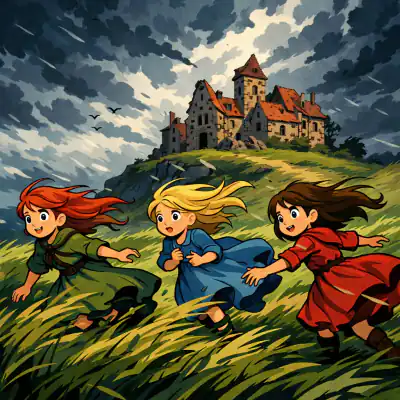 Обложка сказки «Ветер рассказывает о Вальдемаре До и его дочерях»