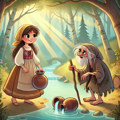 Обложка сказки «Волшебница»