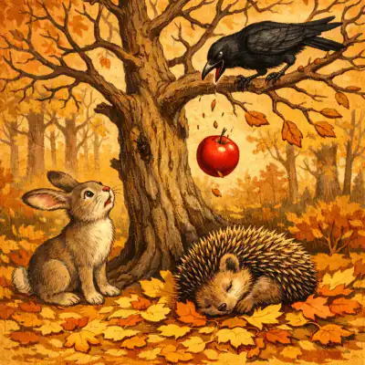 Обложка сказки «Яблоко»