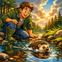 Обложка сказки «Еж»