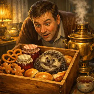 Обложка сказки «Еж»