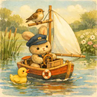 Обложка сказки «Зайкин кораблик»